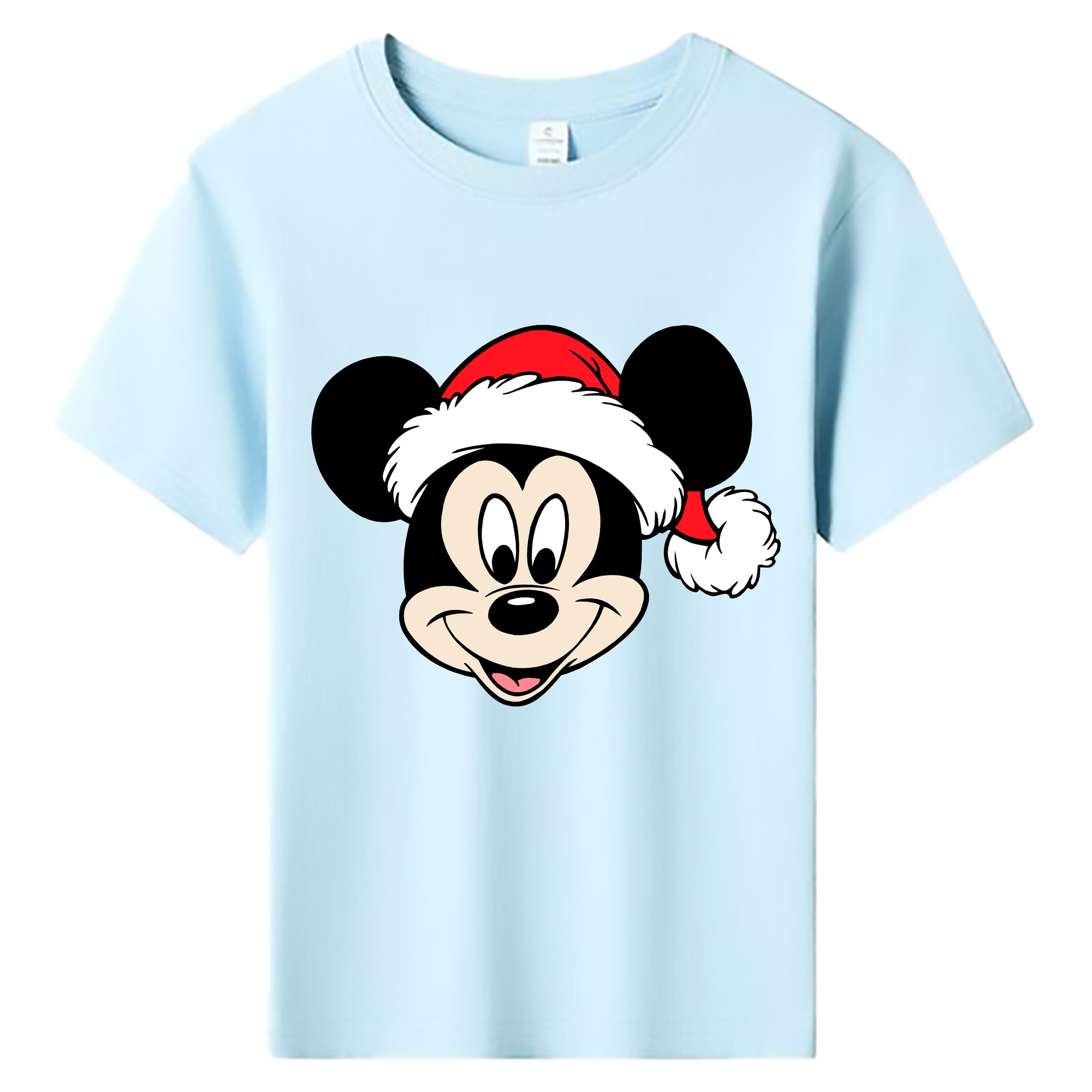 ミッキーマウス Mickey Mouse 綿100％キッズTシャツ（フロントプリント）